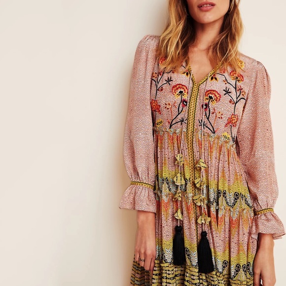 Anthropologie Bhanuni Jyoti Giorgia Maxi Dress - Picture 4 of 15